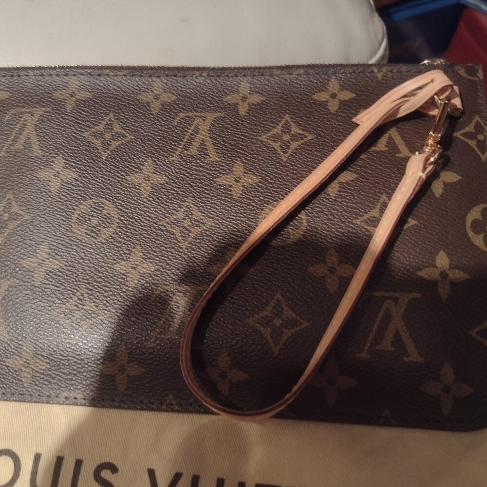 💕PERFECT LOUIS VUITTON Neverfull Monogram Mm/Gm/Clutch/Wristlet/Shoulder Bag - Picture 14 of 15